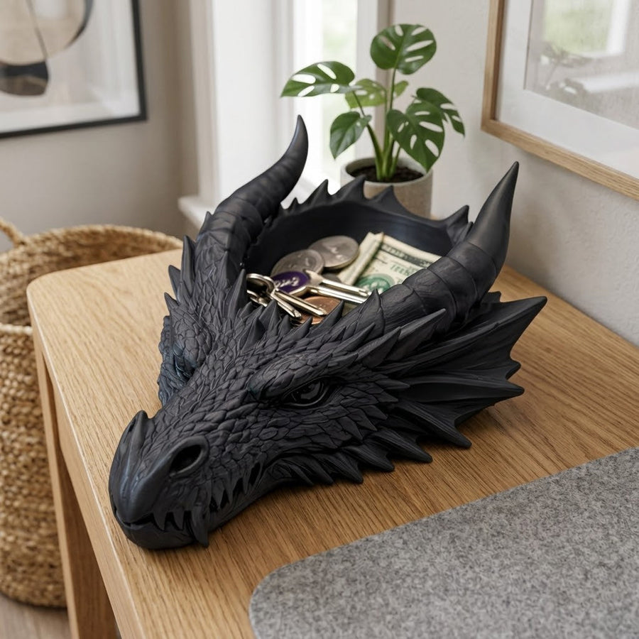 Gothic Dragon Head Catchall Storage Tray - Image 0