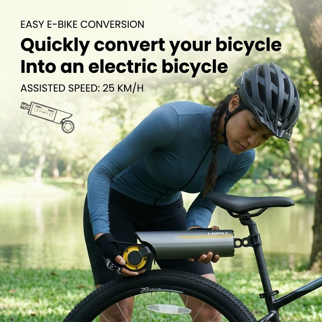 Power Pedal Bike-To-Ebike Electric Assist Kit