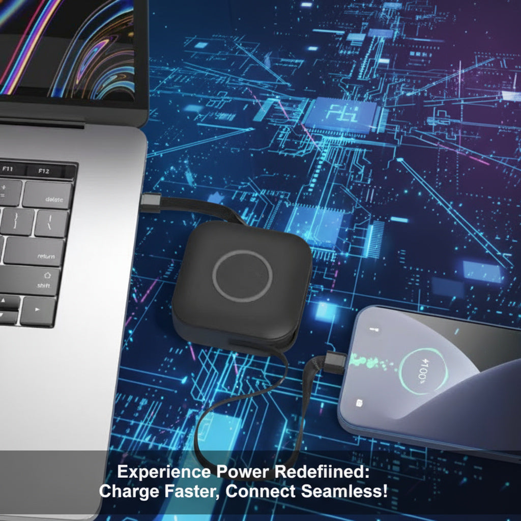 3 in 1 Retractable USB Charger Cable - Image 5