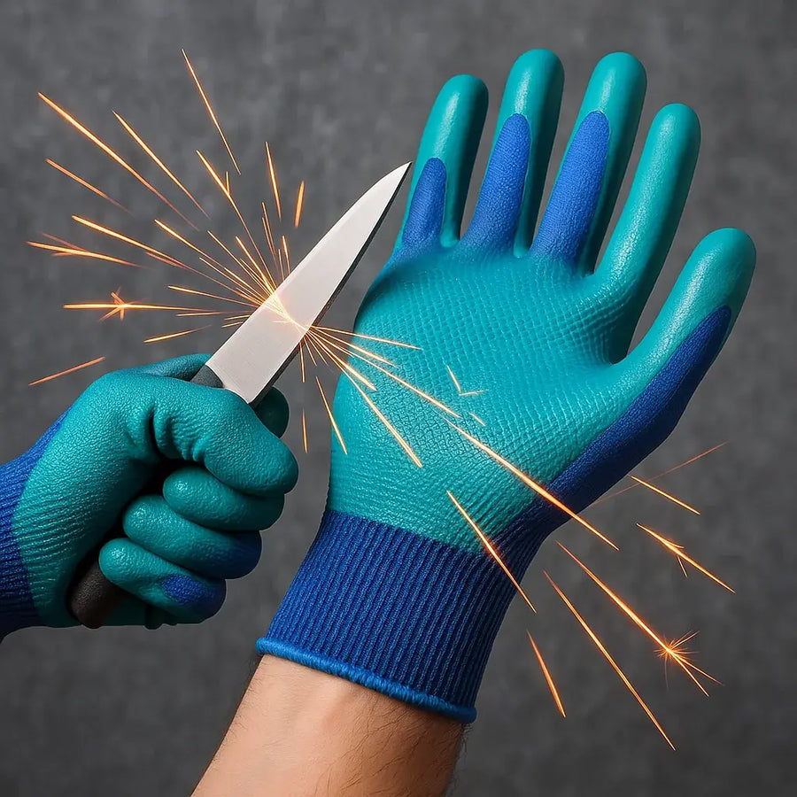 Tough Task Cut Resistant Industrial Work Gloves - Image 2