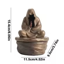 Silent Monk Backflow Ceramic Incense Burner - Image 7
