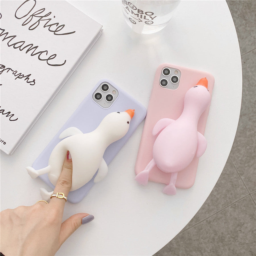 Goofy Goose Stress Reliever iPhone Case - Image 2