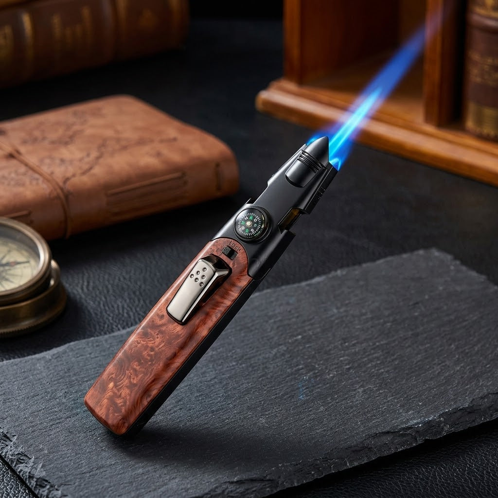 Pathfinder Flame BBQ Camping Torch Compass Lighter - Image 4
