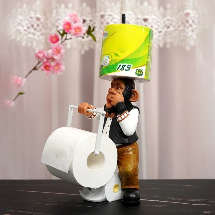 Monkey Toilet Paper Holder - Image 1