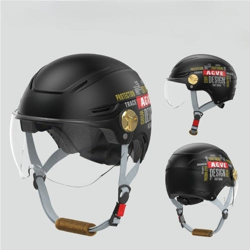 Retro Rider Heavy-Duty Motorcycle Helmet - Image 0