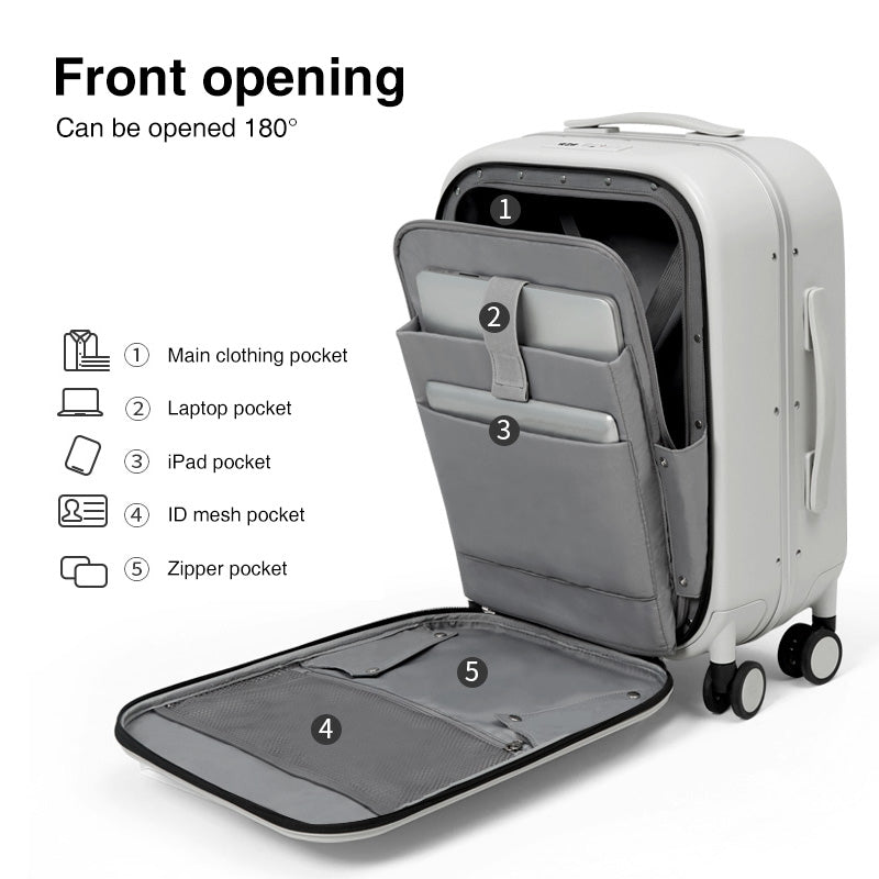 Easy Travel Elegant Business Multifunctional Carry-On Luggage - Image 4