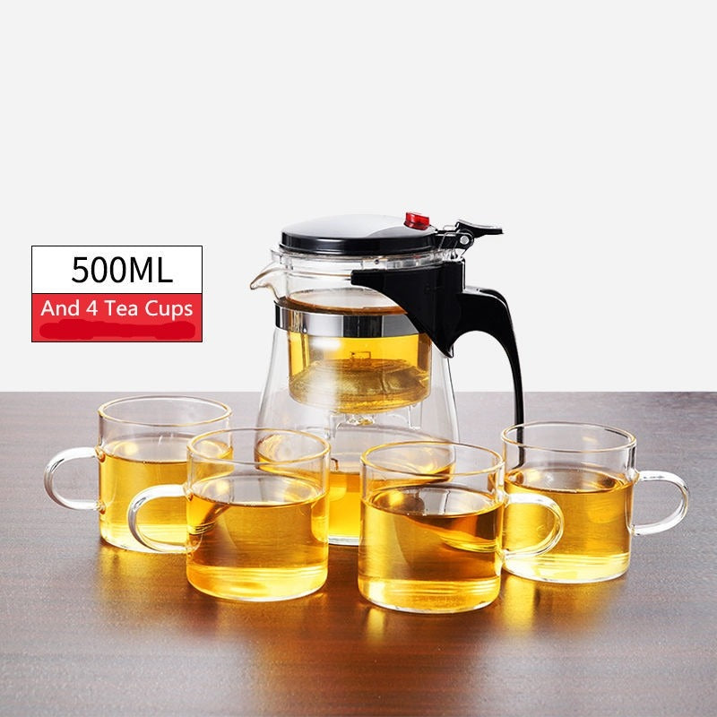 TeaTime Heat Resistant Glass Teapot - Image 10