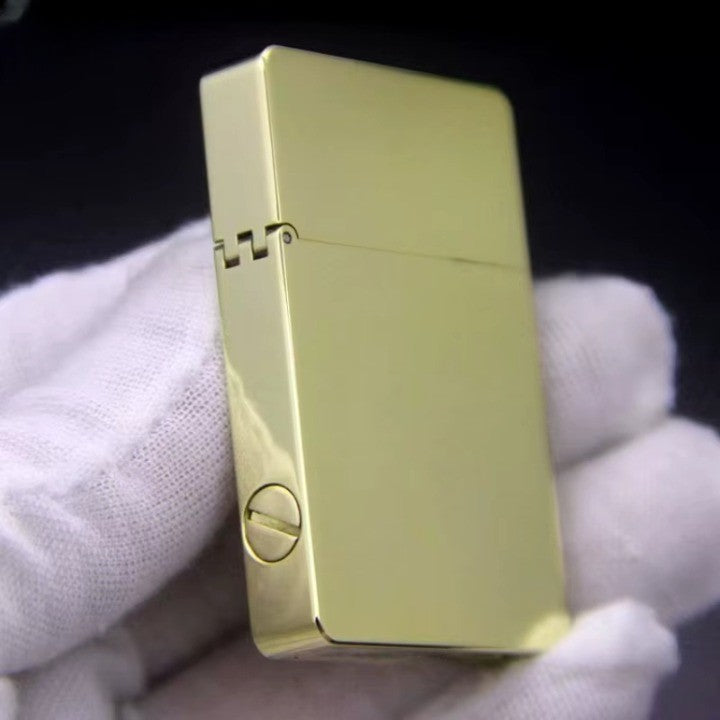 Classic Vintage Brass Windproof Lighter - Image 5