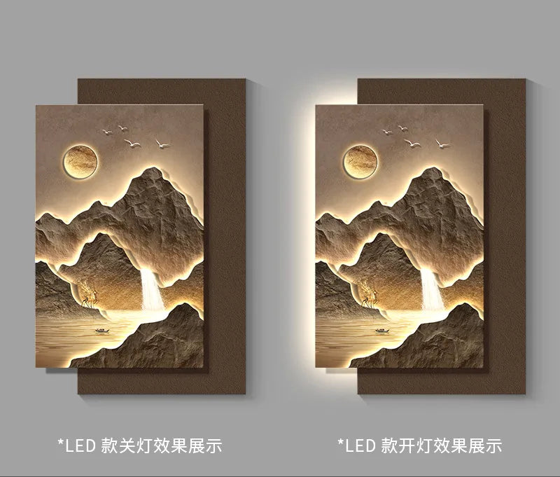 Mountain Landscape Modern Wall Art - Image 7