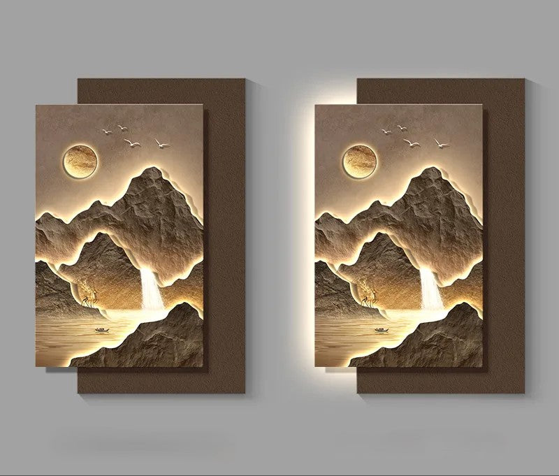 Mountain Landscape Modern Wall Art - Image 7