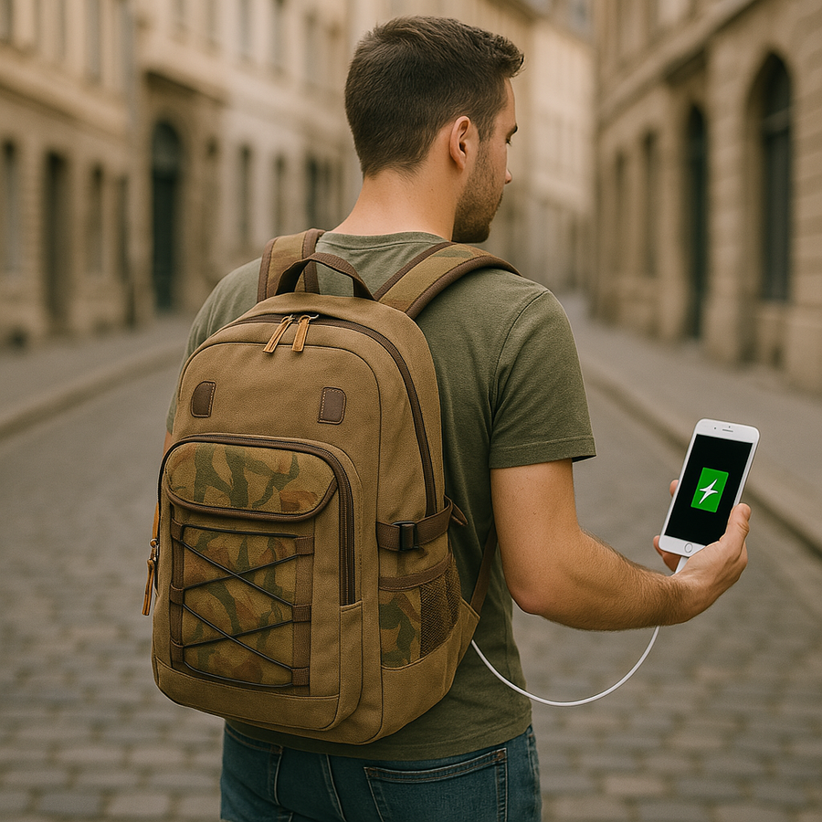 Anti Theft Usb Charging Travel Bagpack - Image 0