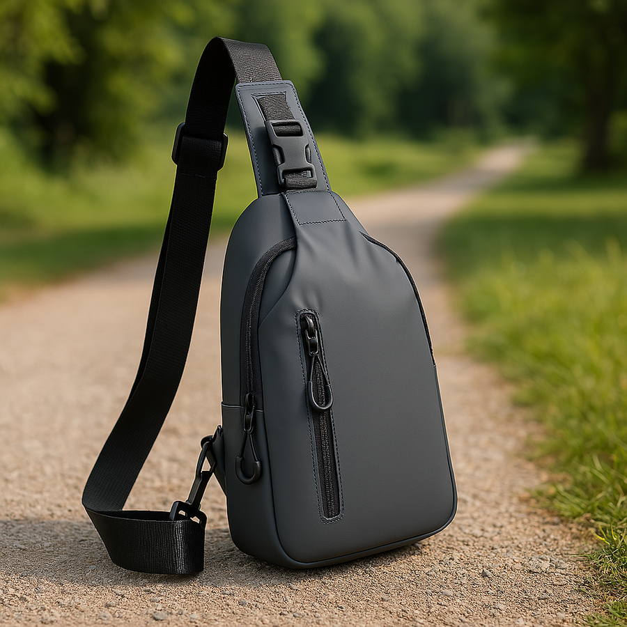Korean City Waterproof USB Charging Crossbody Bag - Image 3