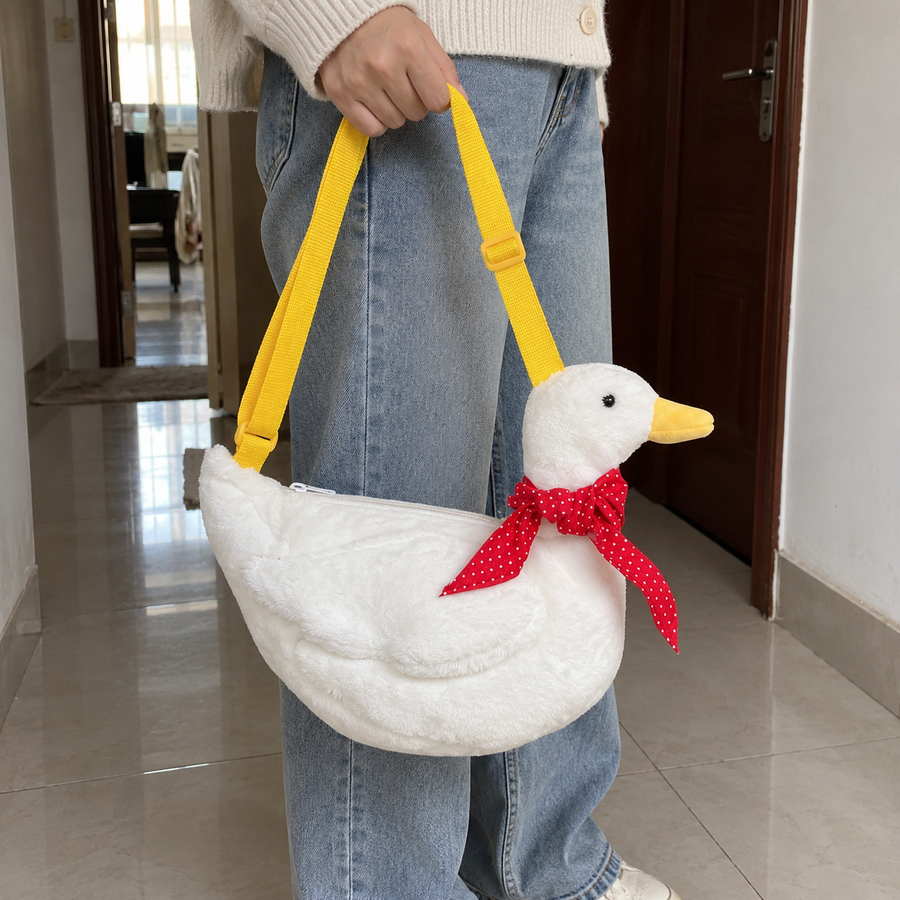 सिली गूज प्लश शोल्डर बैग