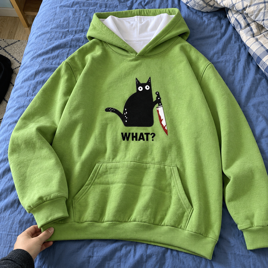 Purr Mood What Kat Hættetrøje