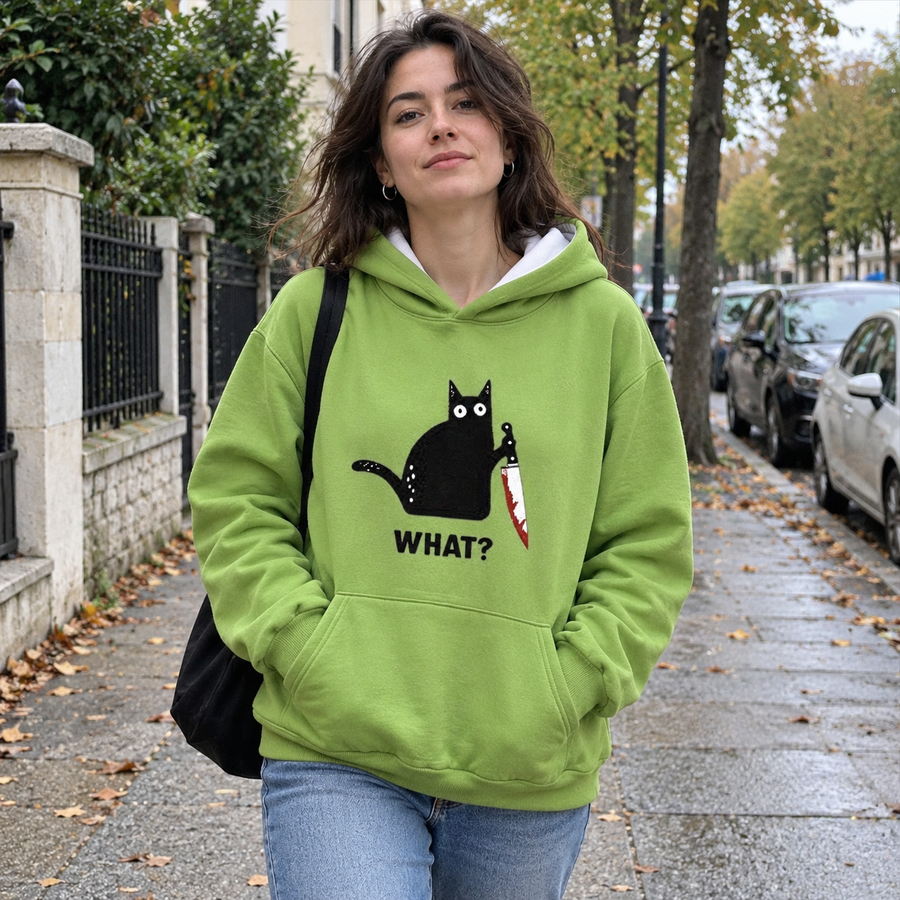 Purr Mood What Kat Hættetrøje