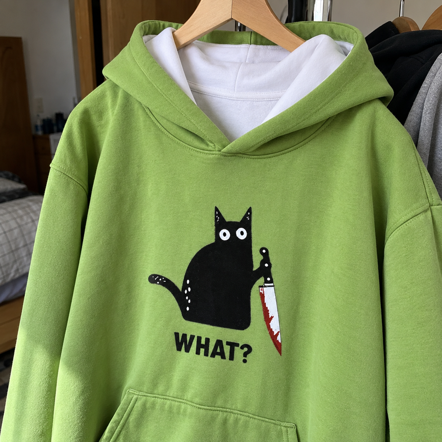 Purr Mood What Kat Hættetrøje