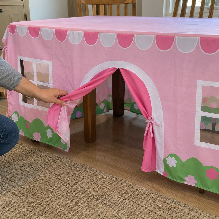 Maisonnette Housse de Table pour Enfants Peekaboo