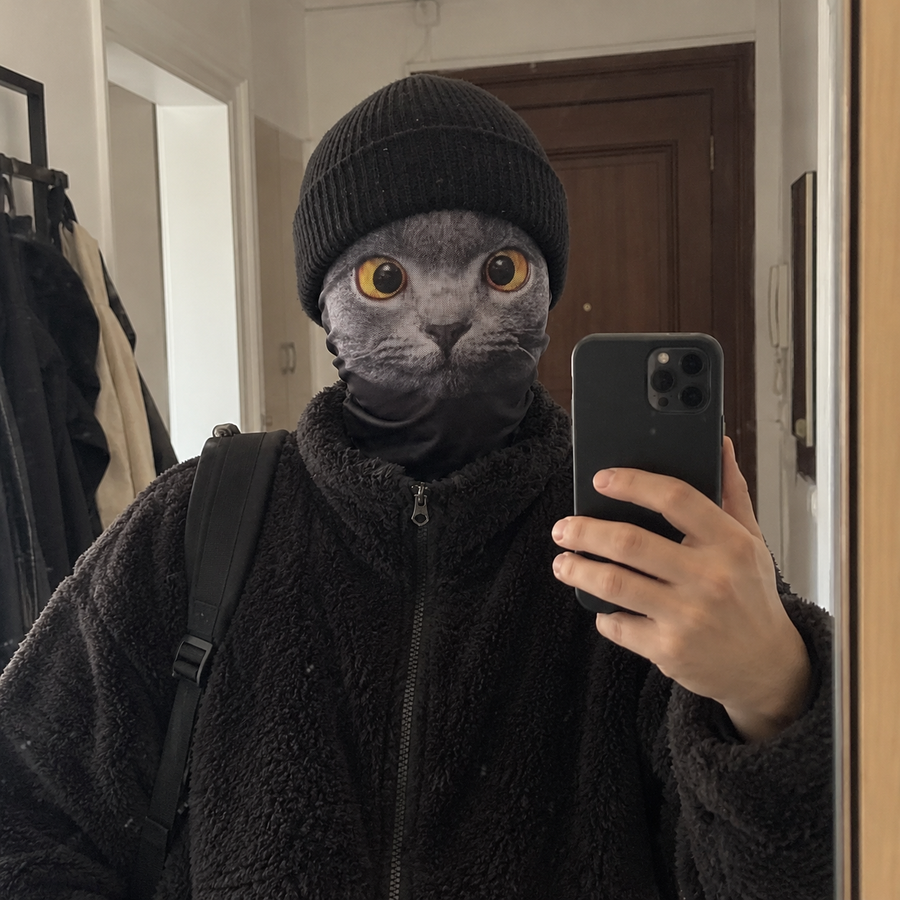 You've Been Catfaced Mesh-Maske