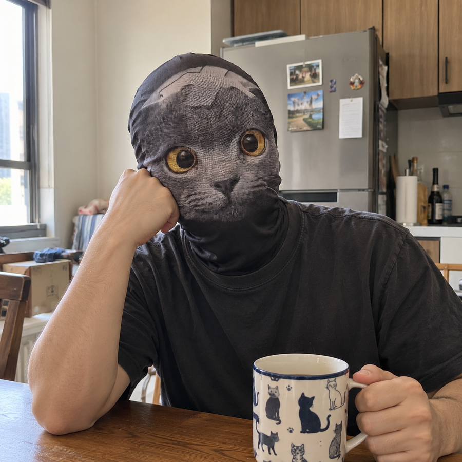 You've Been Catfaced Mesh-Maske