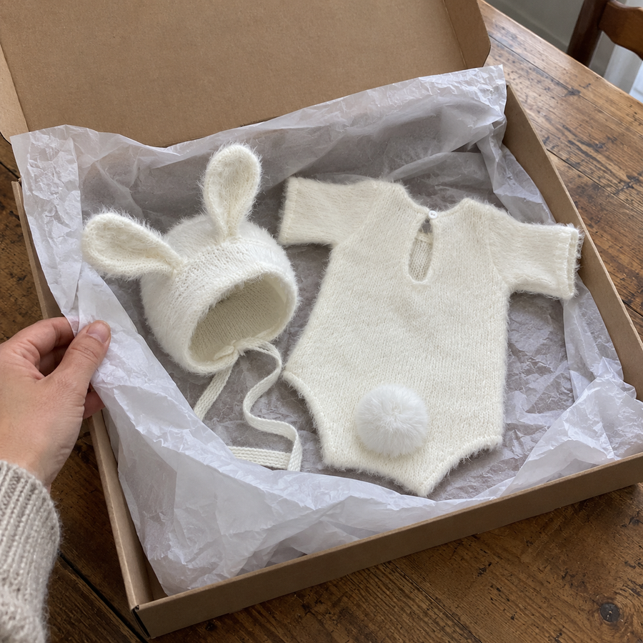 Conjunto de Pelele y Gorro Snuggle Bun para Bebé