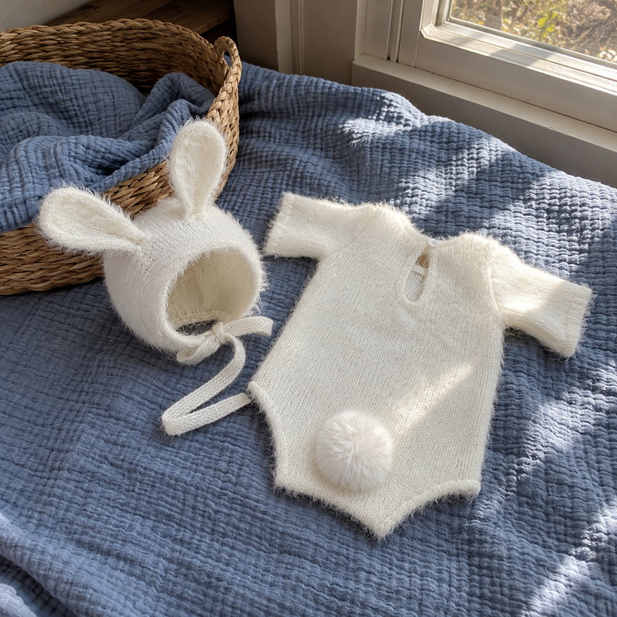 Conjunto de Pelele y Gorro Snuggle Bun para Bebé