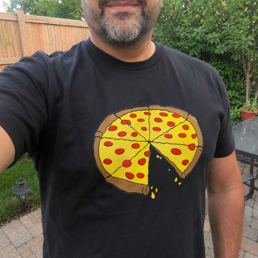 Slice & Baby Pizza Family Matching T-Shirt Set