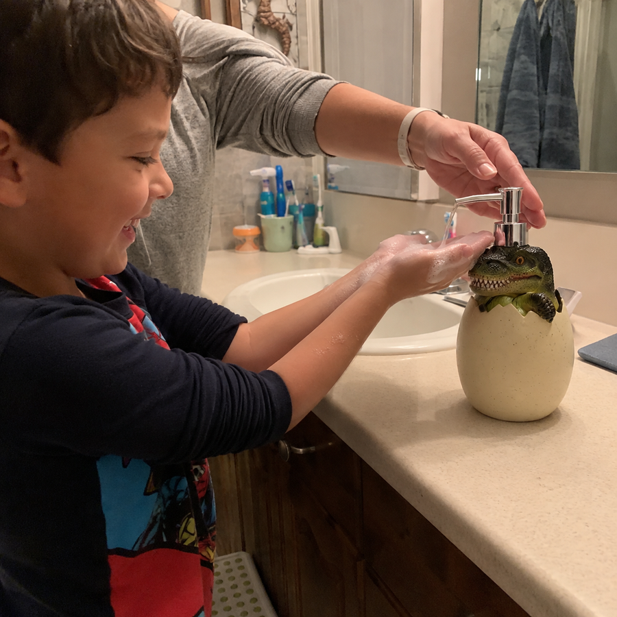 Dinosaur Egg Hand Soap Pump Dispenser
