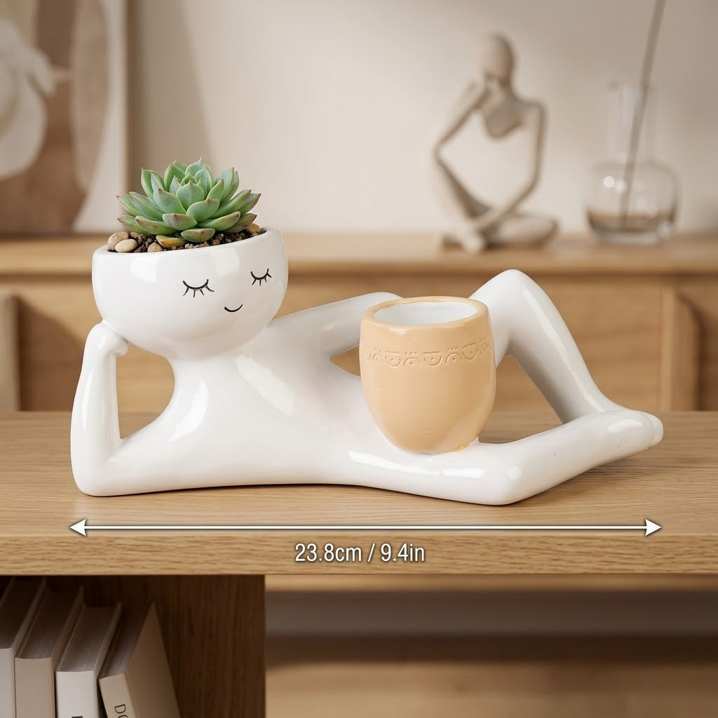 Garden Hose Ceramic Plant Pot - Image 4