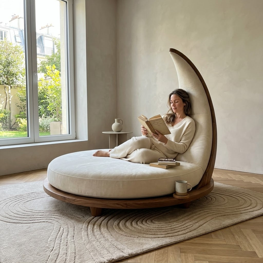 Moon Frame Nordic Lounge Chair - Image 3