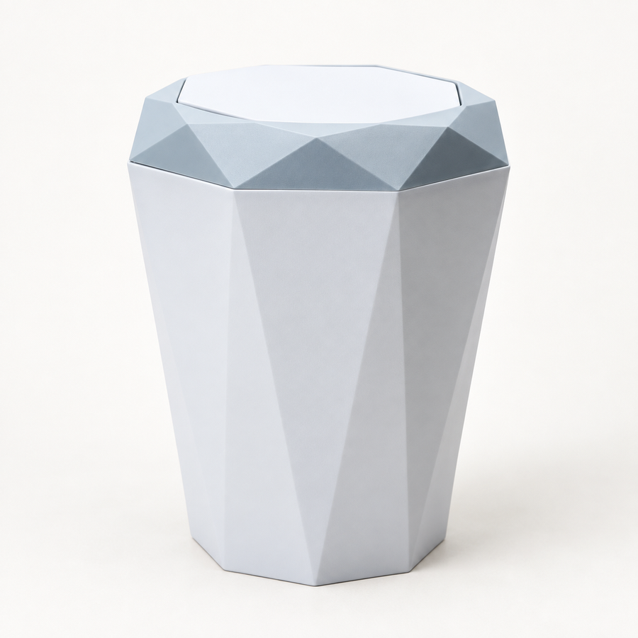bin blue gray product view