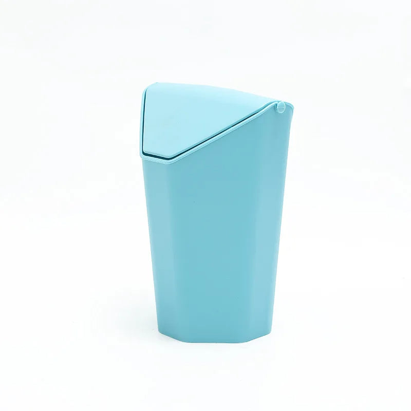Creative Modern Home Use/Office Desktop Mini Plastic Trash Can - Image 8