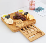 Bamboo Wood Breakfast Serving Platter Board