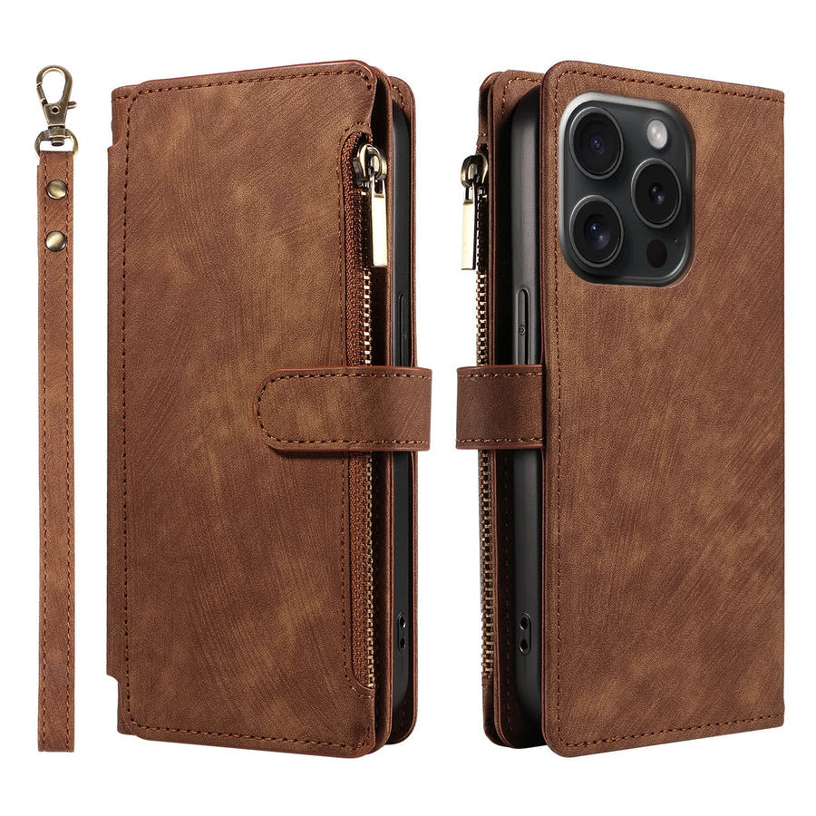 Wallet Leather Flip  Cases For iPhone Models - Image 8