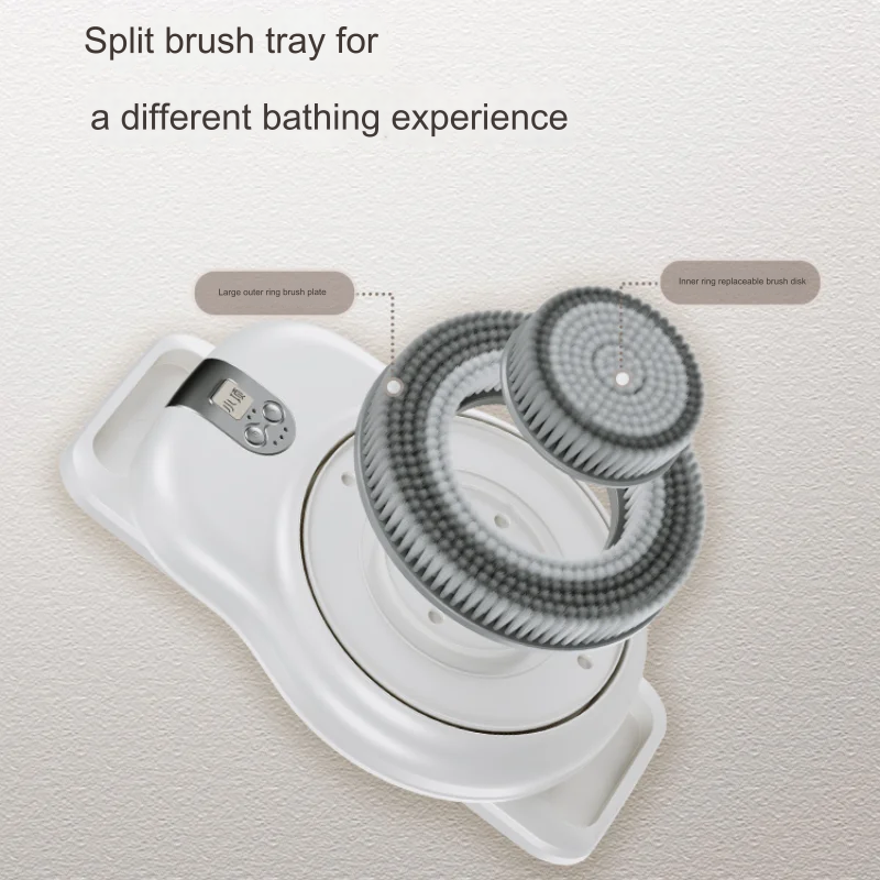 Shower Back Rubbing Wall-Mounted Smart Scrubbing Machine - Image 4