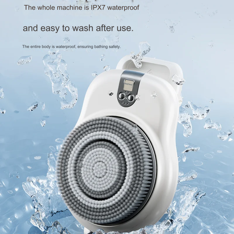 Shower Back Rubbing Wall-Mounted Smart Scrubbing Machine - Image 5