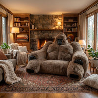 Giant Alpha Gorilla Plush Lounge Sofa - Image 1