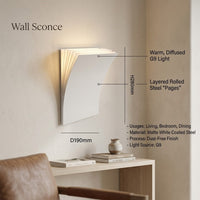 Open Book Ambient Wall Sconce Light - Image 4