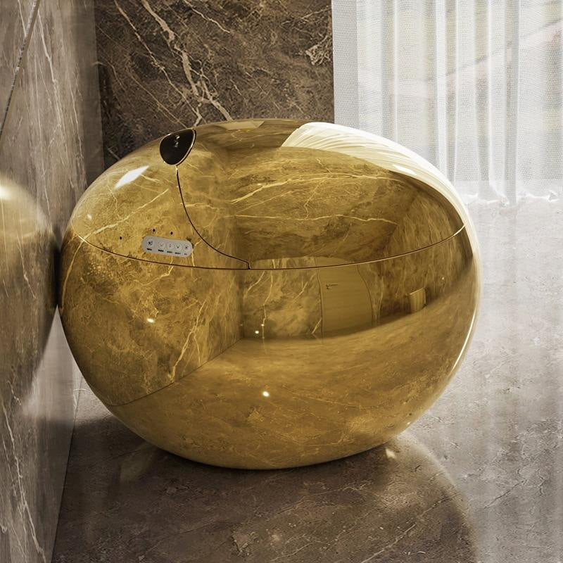 Golden Egg Shape Intelligent Auto Wash Toilet - Image 5