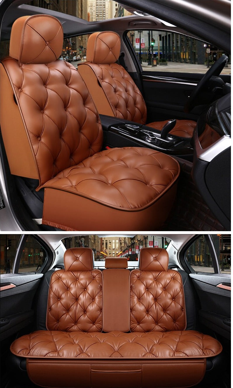 Luxurious Ride Leather Car Seat Cover - Image 14
