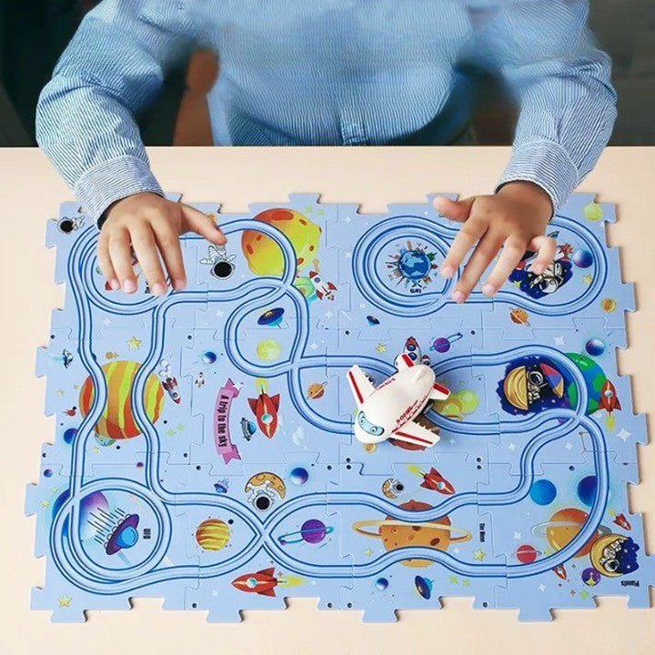 Automatic Track DIY Electric Rail Racer - Image 0