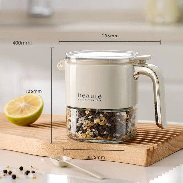 Square Glass Seasoning Dispenser Bottle - Image 5