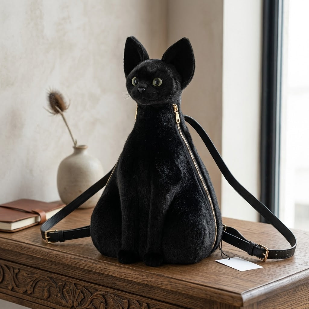 Sphinx Sculpted Cat Backpack - Image 1