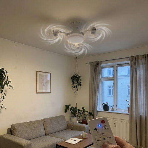 Refreshing Air Ceiling Fan Light