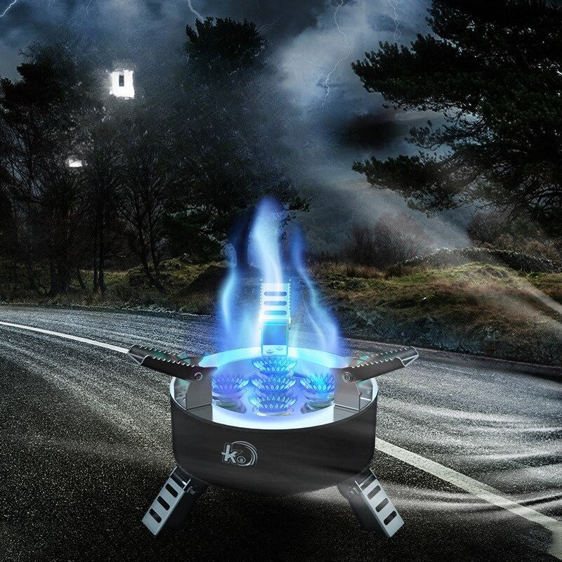 Ultra Light Camper Foldable Windproof Gas Stove - Image 0