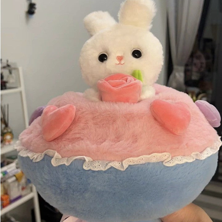 Sweet Bunny Love Affection Plush Bouquet