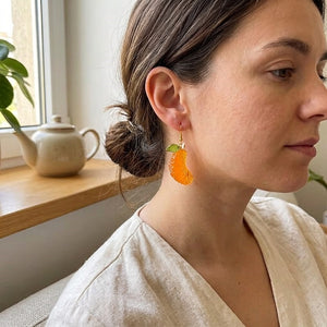 Yummy Orange Earrings
