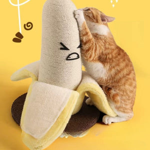 Scratch Ready Banana Pet Play Tower - Image 0