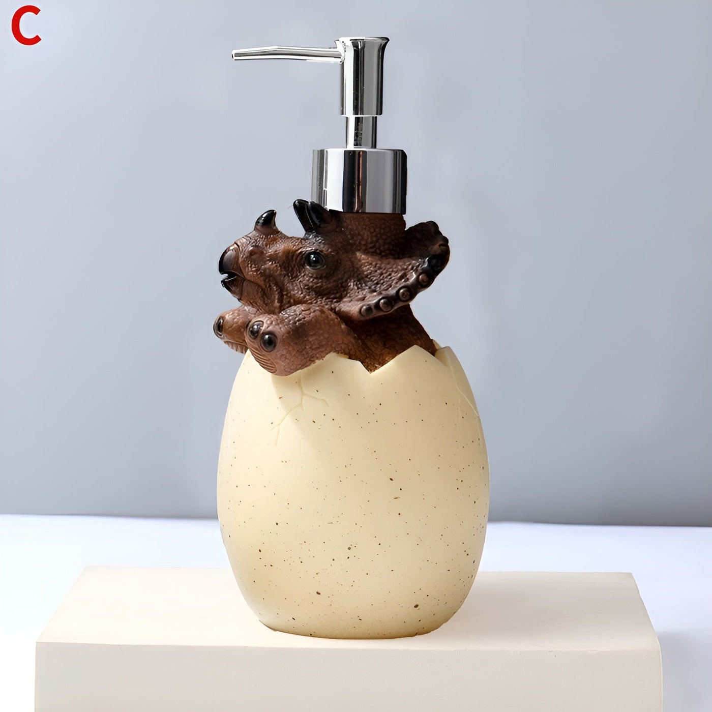 Cartoon Dinosaur Egg Refillable Soap Dispenser - Image 7