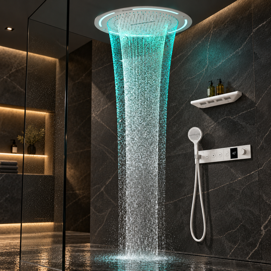 Skylight Tavan Montajlı LED Yağmur Duş Sistemi