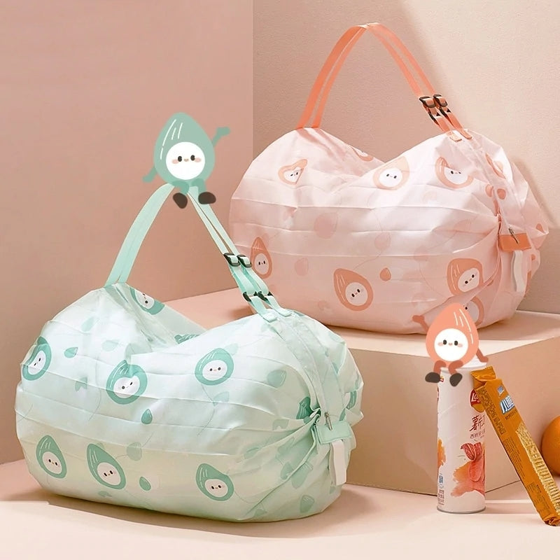 Foldable Colorful Flower Reusable Shopping Bag - Image 0